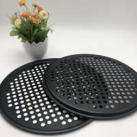 Black Nonstick Bakeware Pizza Pan  With Ceramic coating Carbon Steel