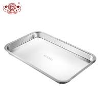 Rectangle bakeware tray baking metal stainless steel baking tray